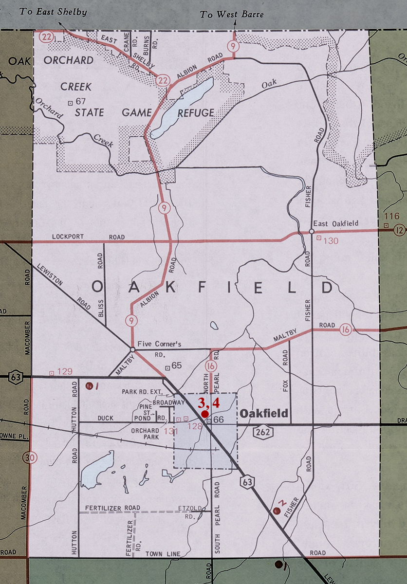 Town of Oakfield Map